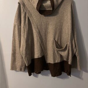 492S Gershon bram Two-Tone Women's Sweater